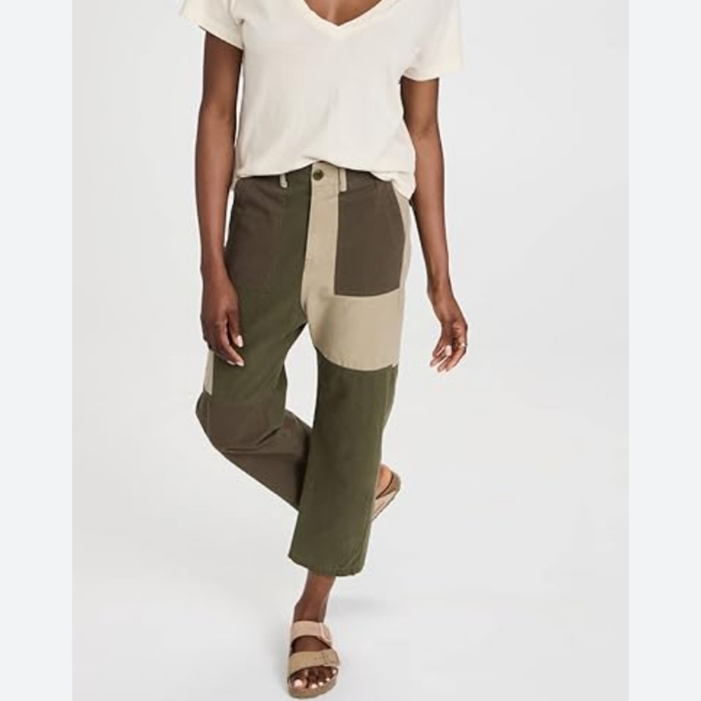 The Great Ranger Pant Patchwork Green 26 - Picture 2 of 16